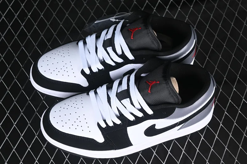 All categories Air Jordan Jordan series basketball shoes Air Jordan 1 Low Air Jordan 1 Low AJ1 Joe 1 gray white black hook low-top cultural casual sneakers HF3148-106